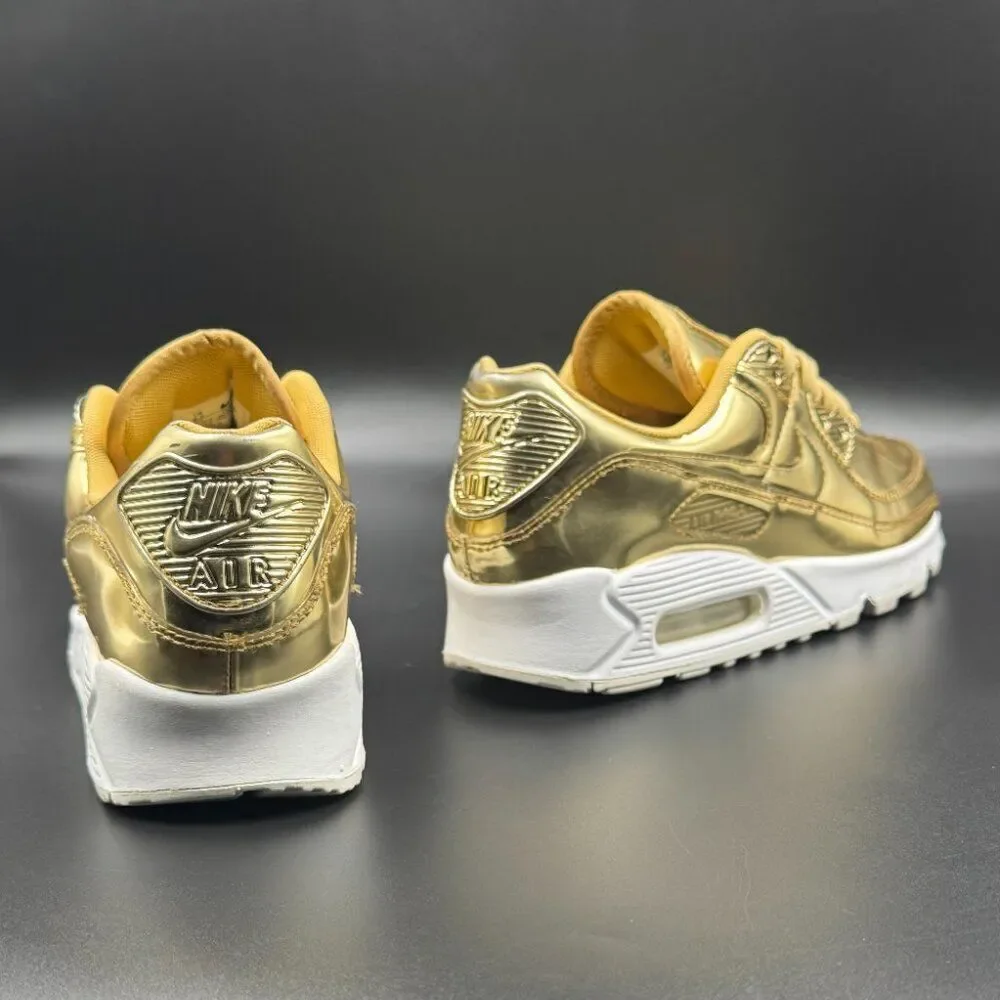 Wmns Nike Air Max 90 Metallic Gold - Picture 10 of 10